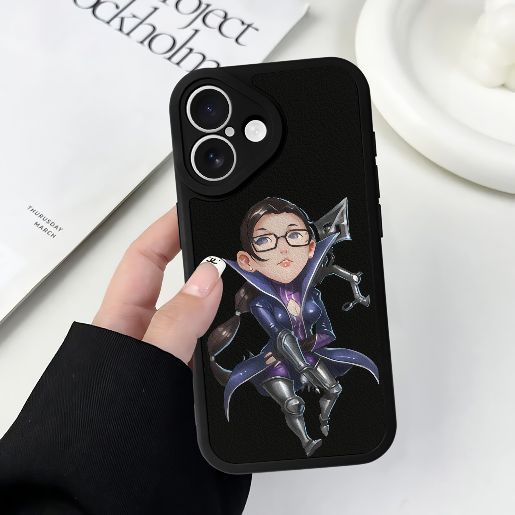 リーグ・オブ・レジェンド League of Legends LOL 【iPhone 16シリーズ対応】シリコンスマホケース（レザー調） 材質：シリコン